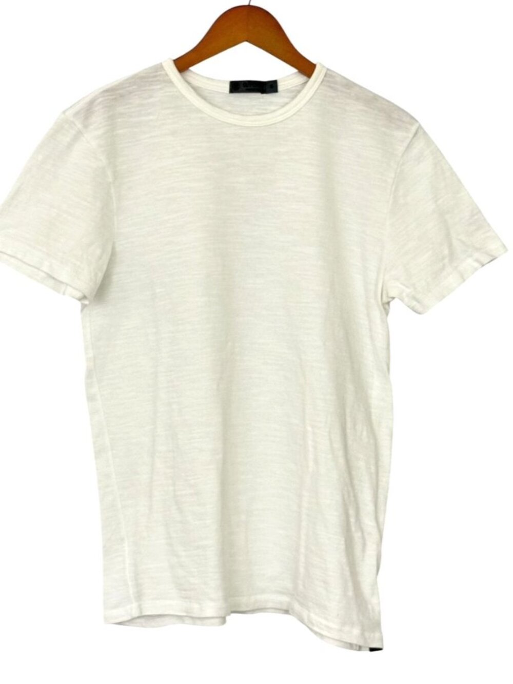 G/FORE Men's Solid White T-Shirt Golf 100% Cotton Slub Short Sleeve EUC Size S